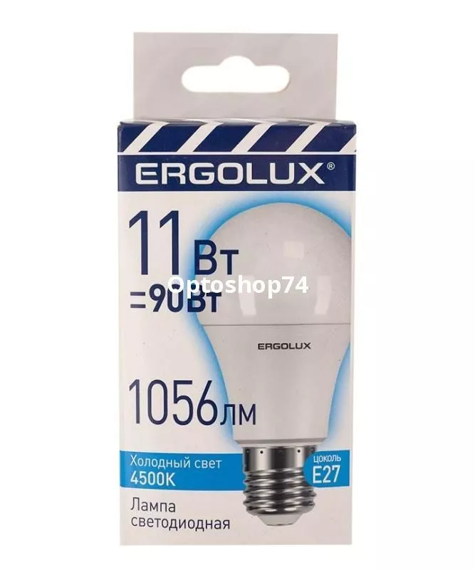 Светодиодная лампа Ergolux E27 11W 4500K
