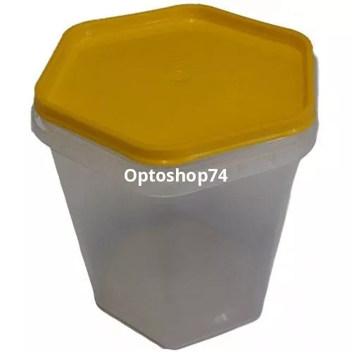 Банка 0,75 л сота желт. крышка Курганпак