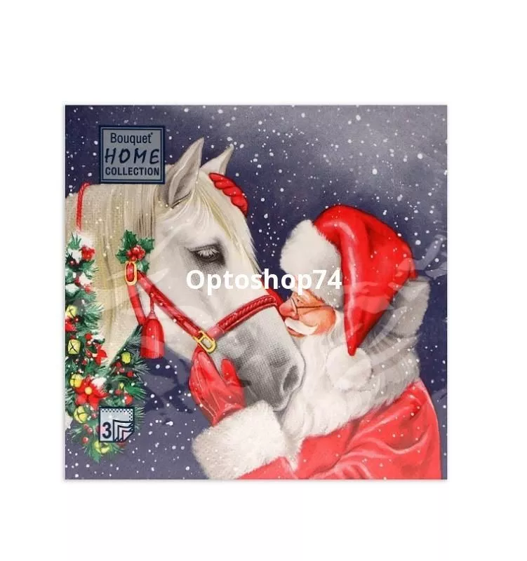 Салфетки 33*33 20л Bouguet Верный друг