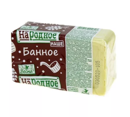 Купить Мыло "Народное" Банное 140 г Весна по цене 22 руб.