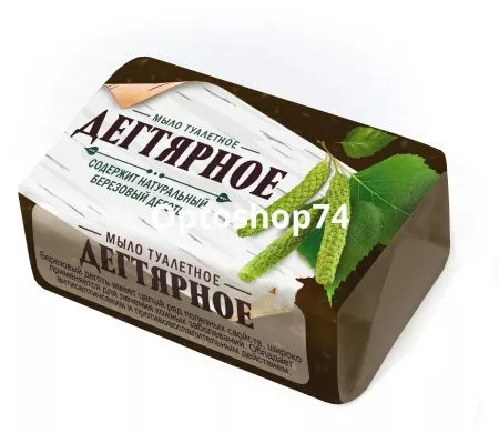 Купить Мыло "Дегтярное" 140гр  п/п  по цене 46,90 руб.